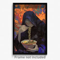 Art Poster - Dreary Ramen (Psychedelic Trippy Weird 11x17 Print)