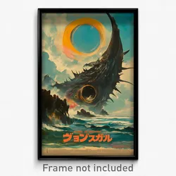 German Movie Poster - Green Sea (Germany Psychedelic Art Retro Film Print)