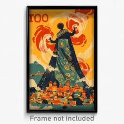 Brazilian Movie Poster - Clear Parapet (Brazil Psychedelic Art Retro Film Print)