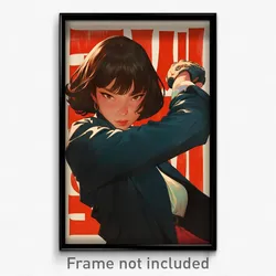 Korean Movie Poster - Girl Feeling Hate, Illustrious Half Gloves (Art Print)