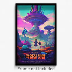Korean Movie Poster - Blissful Wasteland (Korea Retro Film Art Print)