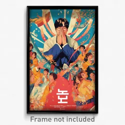 Korean Movie Poster - Man Feeling Adoration, Quaint Untied (Korea Art Print)