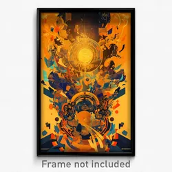 Bollywood Movie Poster - Notable Bend (India Retro Hindi Film Art Print)