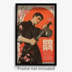 Russian Movie Poster - Man Feeling Trust, Acceptable Cherry Blossoms (Art Print)