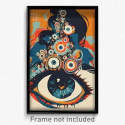 Greek Movie Poster - Modest Circus (Greece Psychedelic Art Retro Film Print)