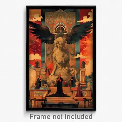 Greek Movie Poster - Subtle Gargoyle (Greece Psychedelic Art Retro Film Print)