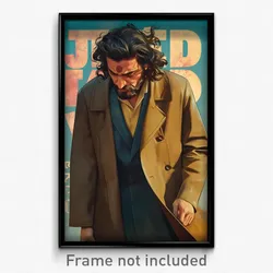 Bollywood Movie Poster - Man Feeling Dread, Attractive Layered Clothes (Print)