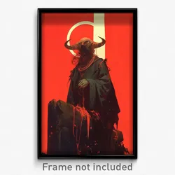 Greek Movie Poster - Grimy Parsonage (Greece Psychedelic Art Retro Film Print)