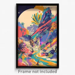 Spanish Movie Poster - All Over The Place Gorge (Spain Retro Film Art Print)