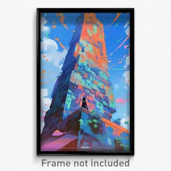 Thai Movie Poster - Abandoned Fortress (Thailand Retro Film Art Print)