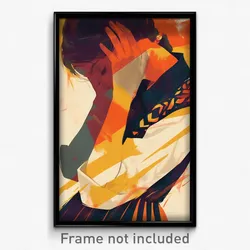 Russian Movie Poster - Boy Feeling Hope, Shadowy Hair Beads (Russia Art Print)