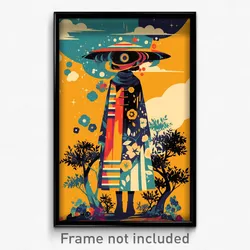 Spanish Movie Poster - Bright Hotel (Spain Psychedelic Art Retro Film Print)