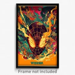 Greek Movie Poster - Webbed Chamber (Greece Psychedelic Art Retro Film Print)