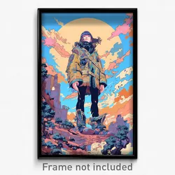 Art Poster - Complex Anchorage (Psychedelic Trippy Weird 11x17 Cartoon Print)