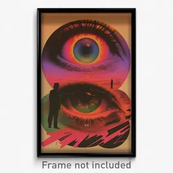 German Movie Poster - Zany Inn (Germany Psychedelic Trippy Art Retro Film Print)