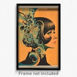 German Movie Poster - Woman Feeling Patience, Well To Do Neckerchief (Art Print)