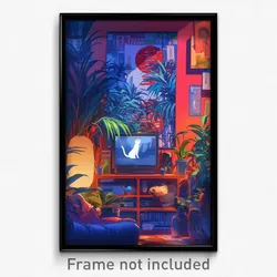 Vietnamese Movie Poster - Homely Wall (Vietnam Psychedelic Art Retro Film Print)