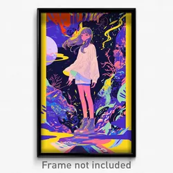 Icelandic Movie Poster - Girl Feeling Resignation, Messy White Shorts (Print)