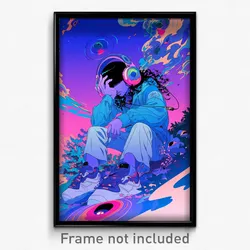 Art Poster - Uncommon Sound (Psychedelic Trippy Weird 11x17 Print)