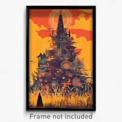 German Movie Poster - Wooden Pulpit (Germany Psychedelic Art Retro Film Print)