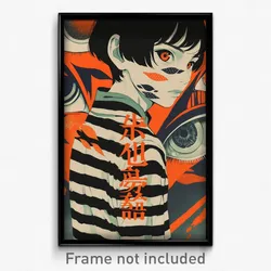 Chinese Movie Poster - Boy Feeling Determined, Attractive Striped Shirt (Print)