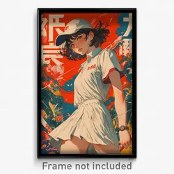 Chinese Movie Poster - Woman Feeling Hatred, Acceptable Tennis Uniform (Print)