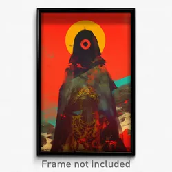 Icelandic Movie Poster - Bright Crown (Iceland Psychedelic Art Retro Film Print)