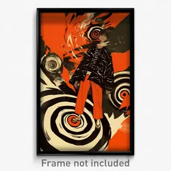 German Movie Poster - Boy Feeling Stressed, Wonderful Hakama Pants (Art Print)