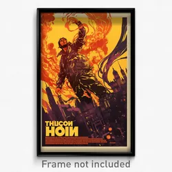 Russian Movie Poster - Urban London (Russia Psychedelic Art Retro Film Print)