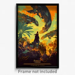 French Movie Poster - Damaged Reef (France Psychedelic Art Retro Film Print)