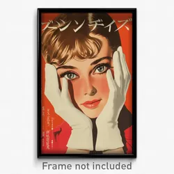 Japanese Movie Poster - Woman Feeling Homesickness, Wobbly White Gloves (Print)