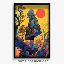 Art Poster - Little Body (Psychedelic Trippy Weird 11x17 Print)