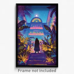 Mexican Movie Poster - Huge Hotel Lobby (Mexico Retro Film Art Print)