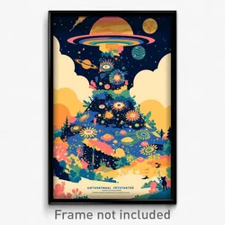 Icelandic Movie Poster - Unimaginable Settlement (Iceland Retro Film Art Print)