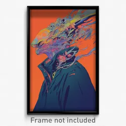 Art Poster - Warm Keep (Psychedelic Trippy Weird 11x17 Cartoon Print)