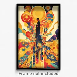 German Movie Poster - Original Vienna (Germany Psychedelic Art Retro Film Print)