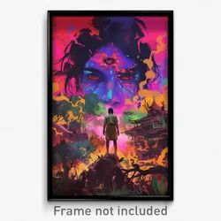 Bollywood Movie Poster - Rural Wild (India Retro Hindi Film Art Print)