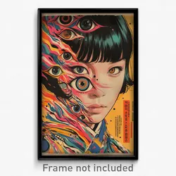 Korean Movie Poster - Memorable Kame (Korea Psychedelic Art Retro Film Print)