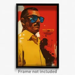 Mexican Movie Poster - Man Feeling Spite, Memorable Blue Tinted Eyewear (Print)