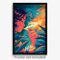 Thai Movie Poster - Wild Cologne (Thailand Psychedelic Art Retro Film Print)
