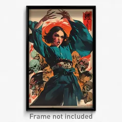 Mexican Movie Poster - Woman Feeling Demoralized, Unique Hakama Pants (Print)