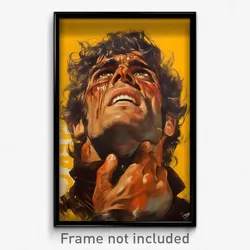 Spanish Movie Poster - Man Feeling Relaxed, Rundown Elbow Pads (Spain Art Print)