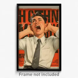 Vietnamese Movie Poster - Man Feeling Offended, Klutzy Grey Necktie (Art Print)