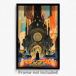 Thai Movie Poster - Steel Cathedral (Thailand Psychedelic Art Retro Film Print)