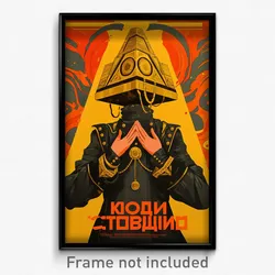Russian Movie Poster - Girl Feeling Worthy, Yellow Black Armor (Art Print)