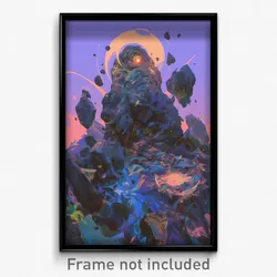 Art Poster - Stylish Megalith (Psychedelic Trippy Weird 11x17 Print)