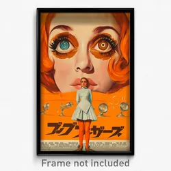 Greek Movie Poster - Girl Feeling Persevering, Outlandish Orange Legwear (Print)