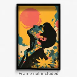 Bollywood Movie Poster - Boy Feeling Serenity, Oddball Hat (India Art Print)