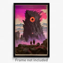 Icelandic Movie Poster - Lovely Vista (Iceland Psychedelic Art Retro Film Print)