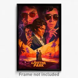 Russian Movie Poster - Liquid Park (Russia Psychedelic Art Retro Film Print)